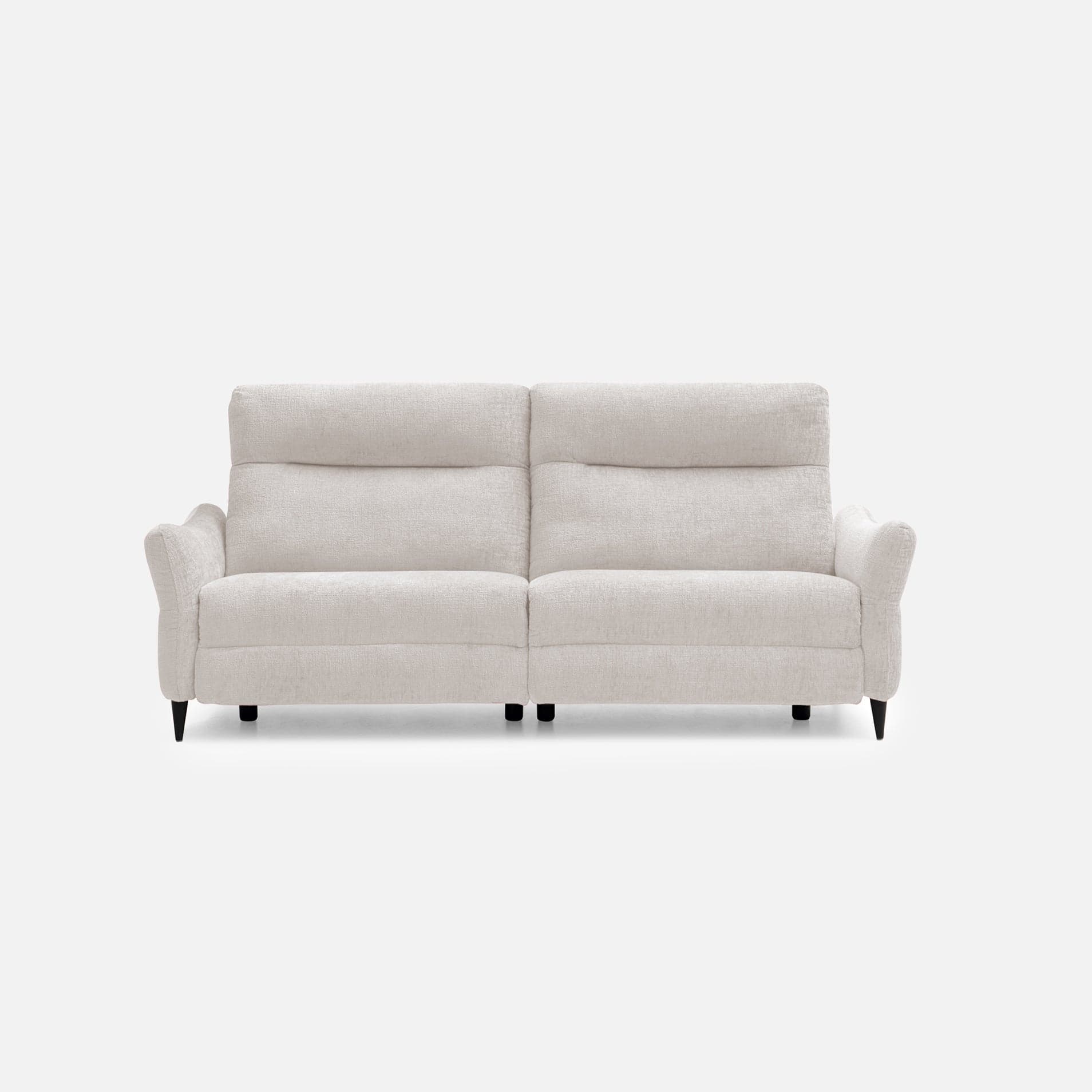 Canape Tania 2 Places Fixe par Zelder en 170cm - 2 places et crème